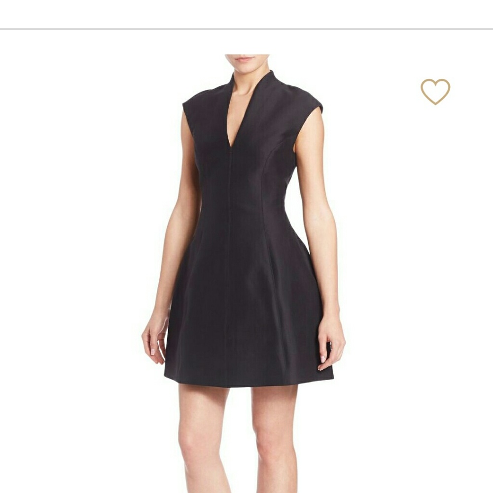 Halson heritage structured faille dress